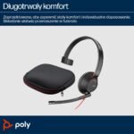 Poly Blackwire 5210 Monaural USB-C Headset +3.5mm Plug +USB-C/A Adapter (Bulk) - imagine 4