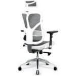 Ergonomic chair Diablo Chairs V-Basic white-gray - imagine 3