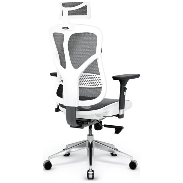 Ergonomic chair Diablo Chairs V-Basic white-gray - imagine 3