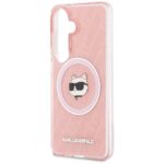 Case Karl Lagerfeld IML Repeated         Choupette MagSafe for Samsung Galaxy S26 pink - imagine 6