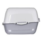 DIAMENTIQ BAYA whie/light grey -  cat litter box - 55 5 x 40 x 38 7 cm - imagine 6