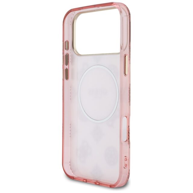 Etui Guess IML Peony Dot MagSafe do       iPhone 17 Pro Max różowy - imagine 7