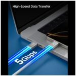 Kabel Spigen EB10015CC Essential USB-C    100W 1.5m biały - imagine 5