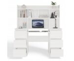 KUBA Desk Set + Extension Piece  White - imagine 5