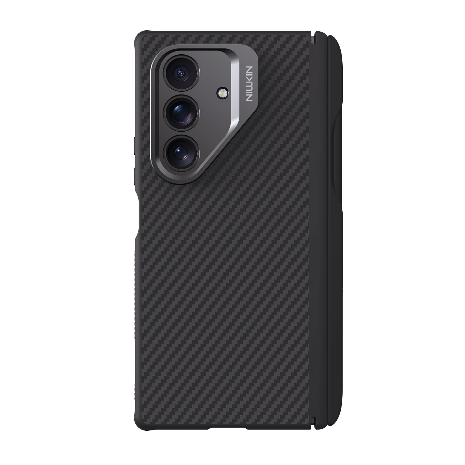 cps-f9a5b5a316ed96cdb5fd7e093dab4acd-2026-03-09-02-18-29 Nillkin CarboProp Aramid Magnetic Pen Slot Zadní Kryt pro Samsung Galaxy Z Fold 7 Black - imagine 1