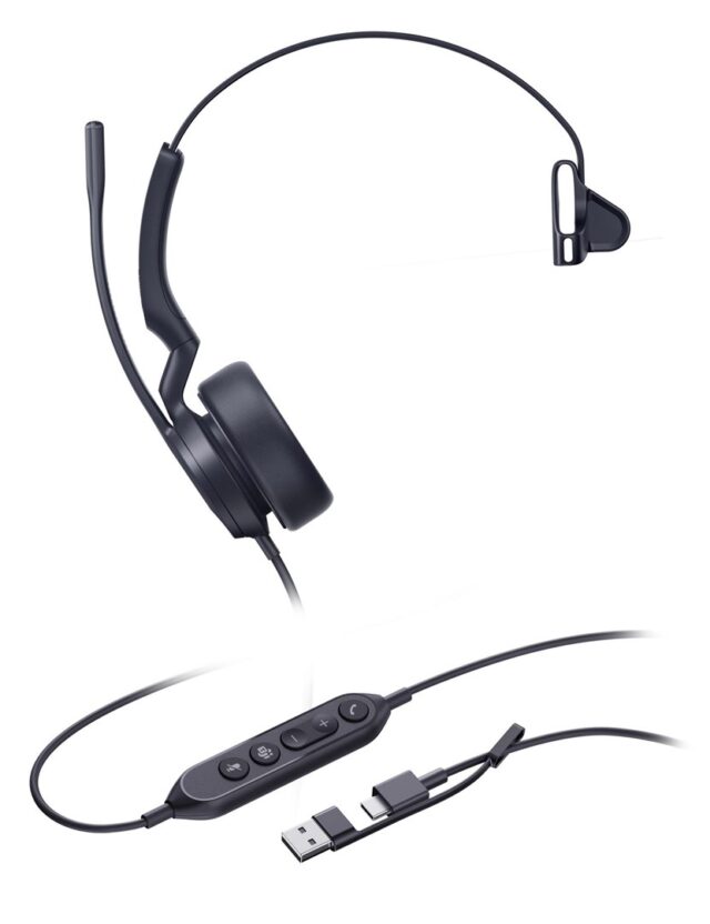 Yealink UH44 Mono Teams USB-C/A Headset - imagine 4