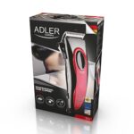 Adler AD 2825 hair trimmers/clipper Black  Red - imagine 9