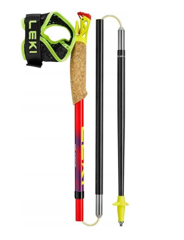 Kije trekkingowe LEKI TRL ULTRATRAIL FX ONE  120cm czerwone - imagine 3