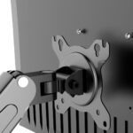 Maclean 2 monitor mount  gas spring  13 -27   7kg  black  MC-861N - imagine 5