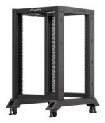 OPEN RACK 18U 600X800 BLACK LANBERG - imagine 2