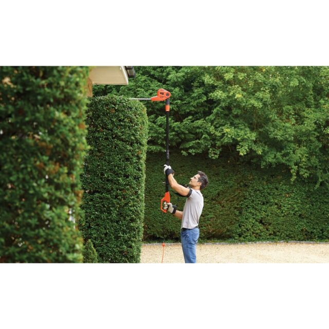 Black & Decker PH5551-QS power hedge trimmer Double blade 550 W 4.1 kg - imagine 3