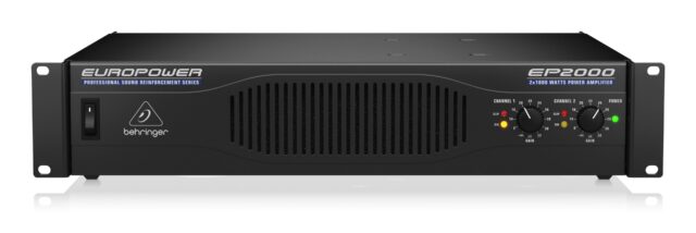 Behringer EP2000 audio amplifier Performance/stage Black - imagine 5