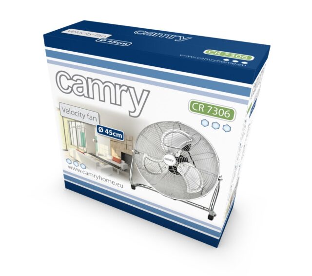 Camry CR 7306 household fan Silver Stainless steel - imagine 2