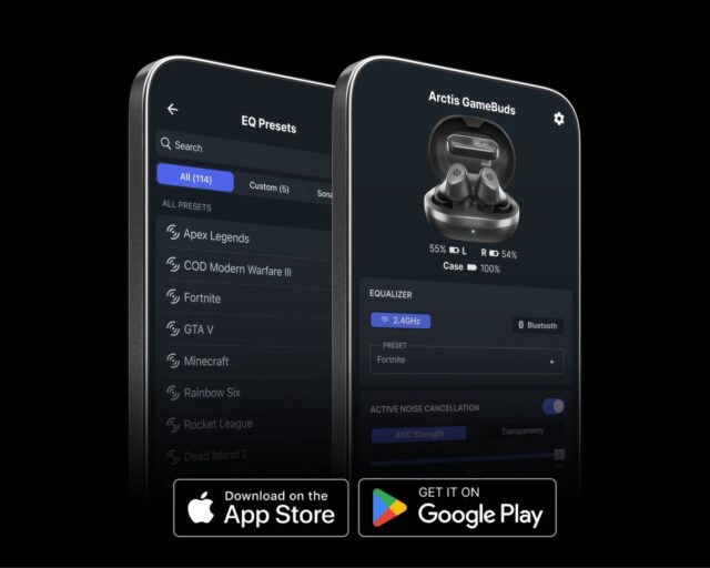 SteelSeries Arctis GameBuds black  noise canceling - imagine 3
