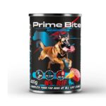 PRIME BITE Monoprotein Beef with carrots - wet dog food - 400g