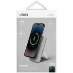 UNIQ Powerbank Hoveo 5000mAh USB-C 20W PD Fast charge Wireless Magnetic jasnoszary/chalk grey - imagine 6