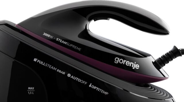 Steam generator Gorenje SGD3000BKV 1.5 L Ceramic soleplate Black - imagine 3
