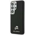 Karl Lagerfeld Grained PU Leather K&CH Heads Magnetic Zadní Kryt pro Samsung Galaxy S26 Ultra Black - imagine 2