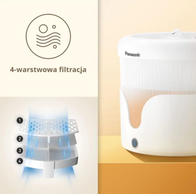 Panasonic CP-JNW01CW dog/cat feeder/waterer Plastic White Automatic pet waterer - imagine 8