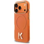 Case Karl Lagerfeld IML K Head Logo      MagSafe for iPhone 17 Pro Max orange - imagine 2