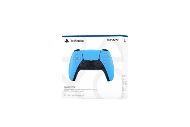 Wireless controller Sony PlayStation 5 DualSense gamepad Starlight Blue V2 - imagine 8