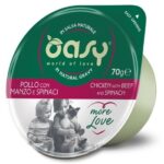 Oasy More Love Chicken with Beef and Spinach 70gr