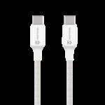 Tactical Stitch Thread Cable USB-C/USB-C 1m White