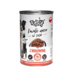 TUF TUF Chunks in gravy with beef - wet dog food - 415g