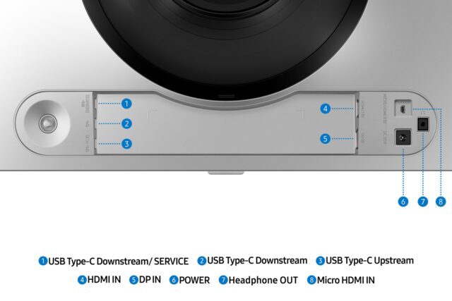 Samsung S49DG910SU computer monitor 124.5 cm (49 ) 5120 x 1440 pixels Dual QHD OLED Silver - imagine 7