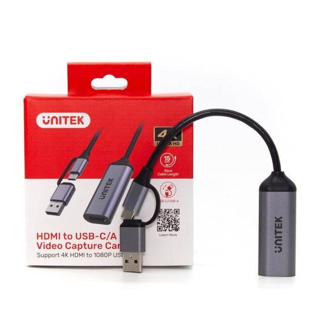Video grabber Unitek USB-C/A  4K HDMI 1.4b - imagine 4