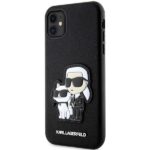 Karl Lagerfeld KLHCN61SANKCPK iPhone 11/ Xr 6.1" hardcase black Saffiano Karl & Choupette - imagine 2