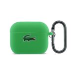 Case Lacoste Silicone Croc Logo AirPods  Pro 3 green - imagine 5