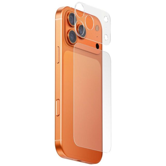 Ochrona modułu aparatu i tylnego panelu   UNIQ Optix Aeroshield+ Camera Module Protector do iPhone 17 Pro Max przezroczysty - imagine 6