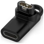 Adapter USB-C MajesticLine for Charging Garmin Watches black