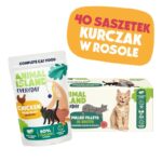 ANIMAL ISLAND kurczak w rosole karma dla kota monopak 40x85g