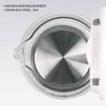 Czajnik elektryczny szklany 1 7l 2200W MR-056-GREY MAESTRO - imagine 3