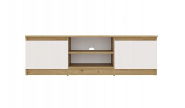 RTV 120 MALWA OAK ARTISAN/WHITE - imagine 2
