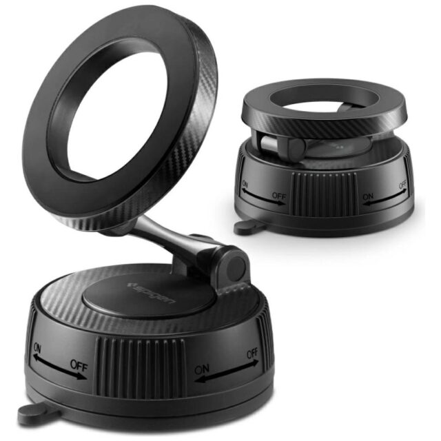 Car mount for dashboard Spigen MFT36 MagSafe black - imagine 5