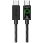 Cable USAMS U92 60W USB-C to USB-C 1.2m black