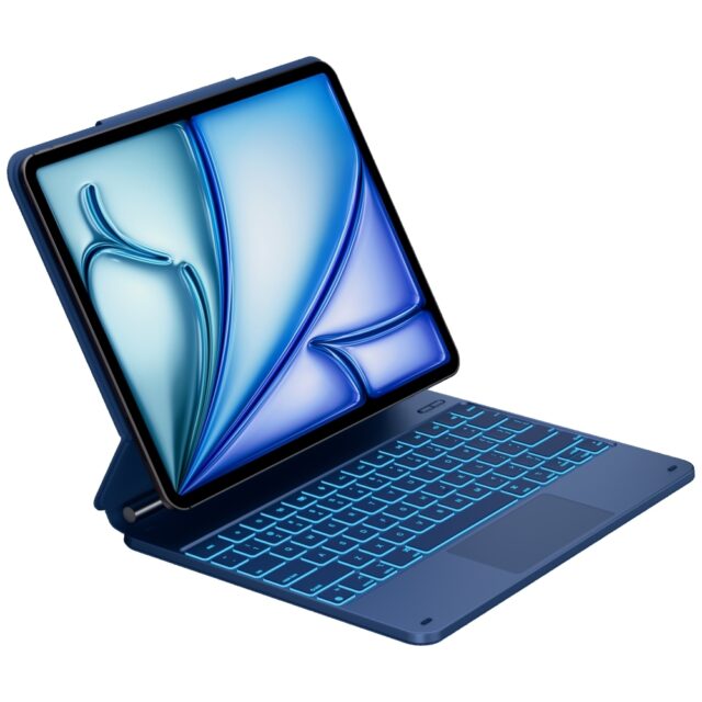 Case Typecase Edge with Keyboard for iPad  Air 13" 2024/2025 pacific blue - imagine 4