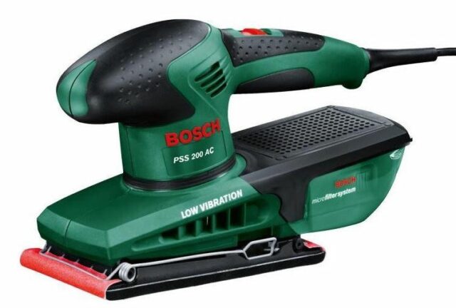 Bosch PSS 200 AC Orbital sander 24000 OPM Black  Green 200 W - imagine 2