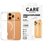 CARE by PanzerGlass Flagship Urban Explorer Case w. White MagSafe for iPhone 17 Pro Clear