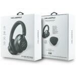 Headphones Karl Lagerfeld Grained Initials Bluetooth ANC black - imagine 7