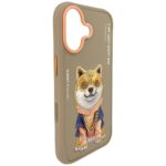 Case Nimmy Glasses Cool Dog for iPhone 17 beige - imagine 3