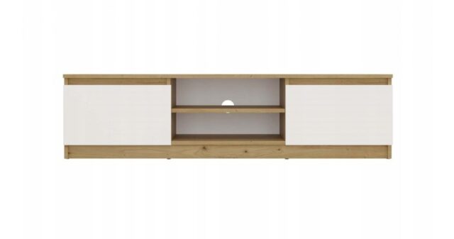 RTV 140 MALWA OAK ARTISAN/WHITE - imagine 5
