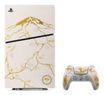 Sony PlayStation 5 Console - Ghost of Yotei Gold Limited Edition Bundle (model group - slim) - imagine 3
