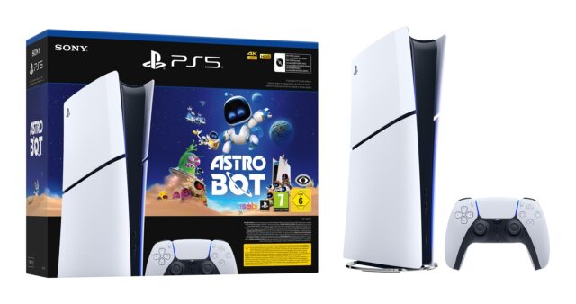 Sony PlayStation 5 Slim Digital - Astro Bot Bundle 1TB Console White - imagine 3