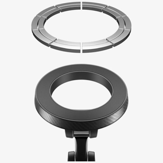 Car mount for dashboard Spigen MFT36 MagSafe black - imagine 4