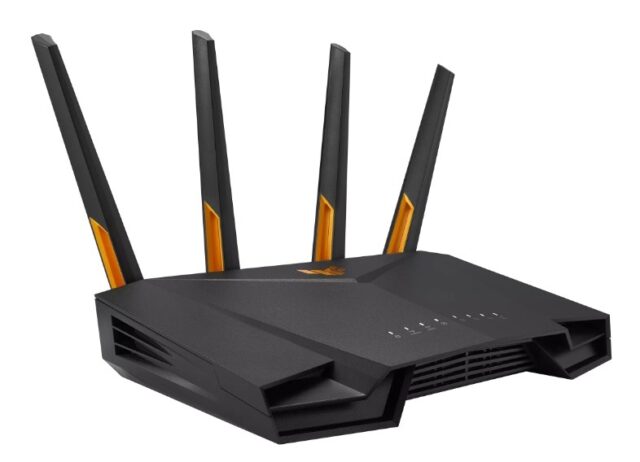 ASUS TUF-AX4200 wireless router Gigabit Ethernet Dual-band (2.4 GHz / 5 GHz) Black - imagine 4