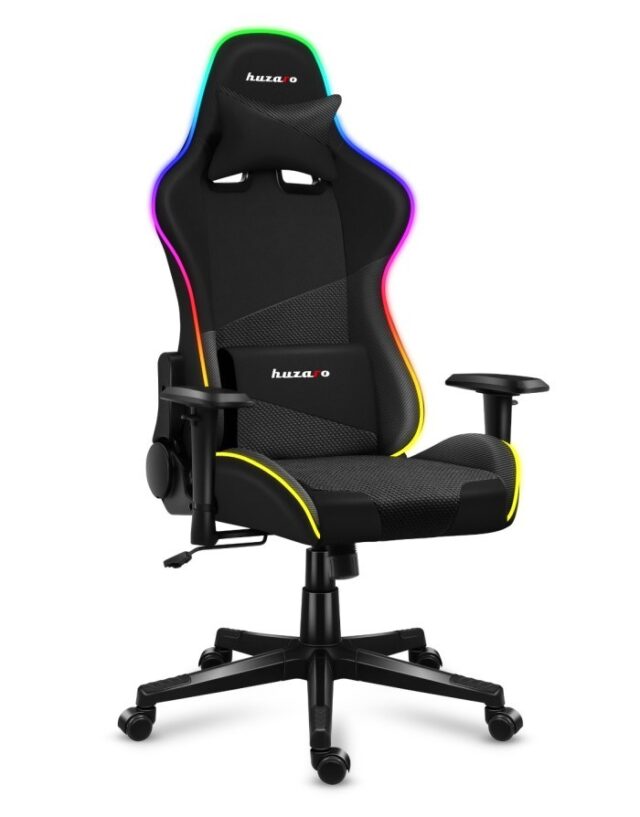 Huzaro Force 6.2 RGB PC gaming chair Bucket (cradle) seat Black - imagine 6